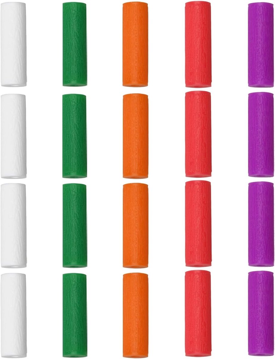 Herbruikbare kaustokken 20 stuks - meerdere geuren - wasbaar - optimale pasvorm voor tandschienen - ShopVlot