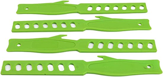 Verfroerder Mengstaven - Plastic Mixers - Verf Mengen - Ingebouwde Blikopener - 10 stuks - Groen — afbeelding 5