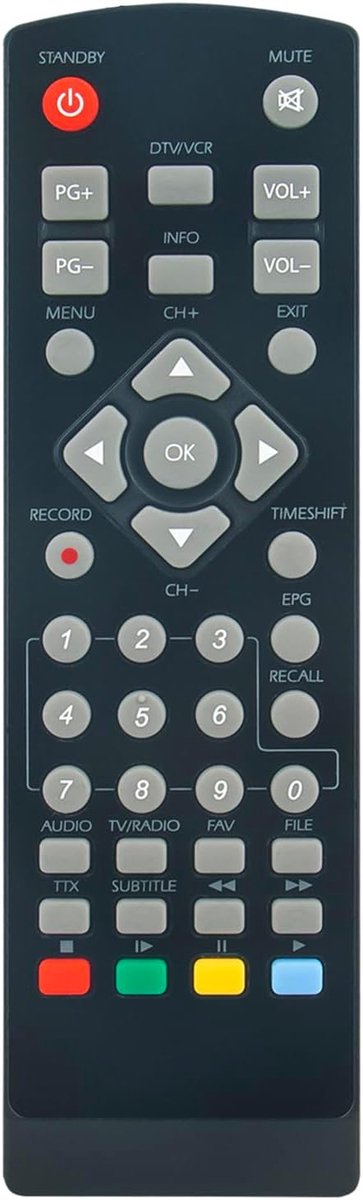 ALLIMITY Remote control compatible with strong digital receiver STR 8105-ECQ, SR T5200, SRT 5303, SRT 8115, SRT 5202 - ShopVlot