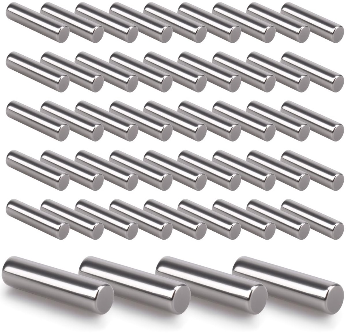 50 PC's 3mm*16mm Dowel Pins Rek Ondersteuning Pegs, 304ss Cilindrische Ondersteuning Pins voor Rek en Kabinet