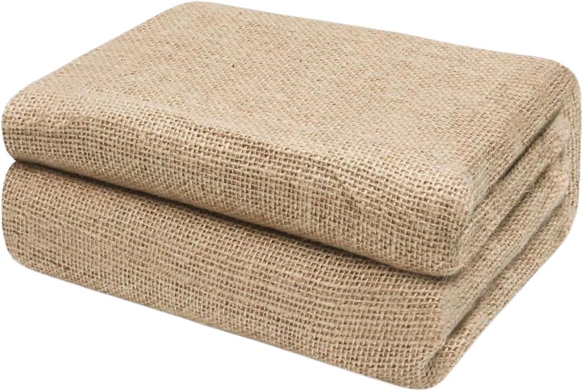 Jute Zakken - Natuurlijke Tassen - Planten Beschermen - Allesweer Bestendig - 10 x 30 x 10 cm - Natuurlijk