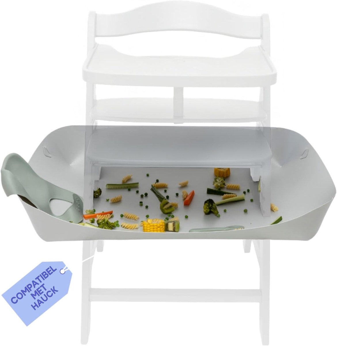 - Voedselvanger voor Kinderstoel - Compatibel met Hauck Alpha/Beta | Voedselvanger voor Kinderstoel - Kinderstoel Apart Verkrijgbaar - Accessoire Voor Kinderstoel - Opvangbak voor eten en gemors