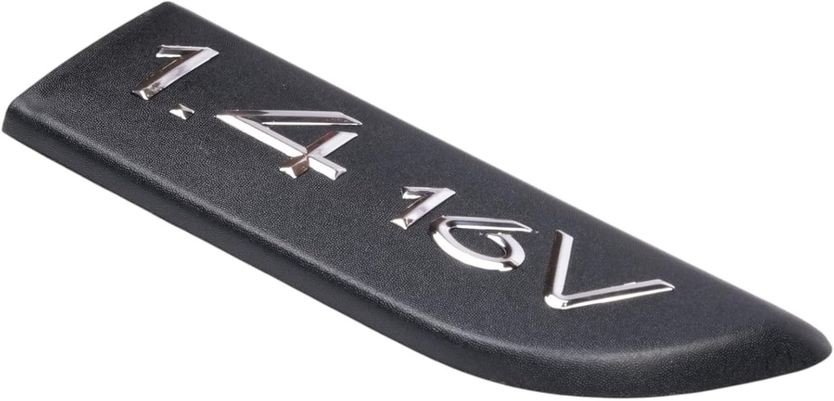Badge embleem 1.4 16V - zwart - rechts - perfect voor Renault Megane MK2 en Scenic MK2 - SnelShoppen
