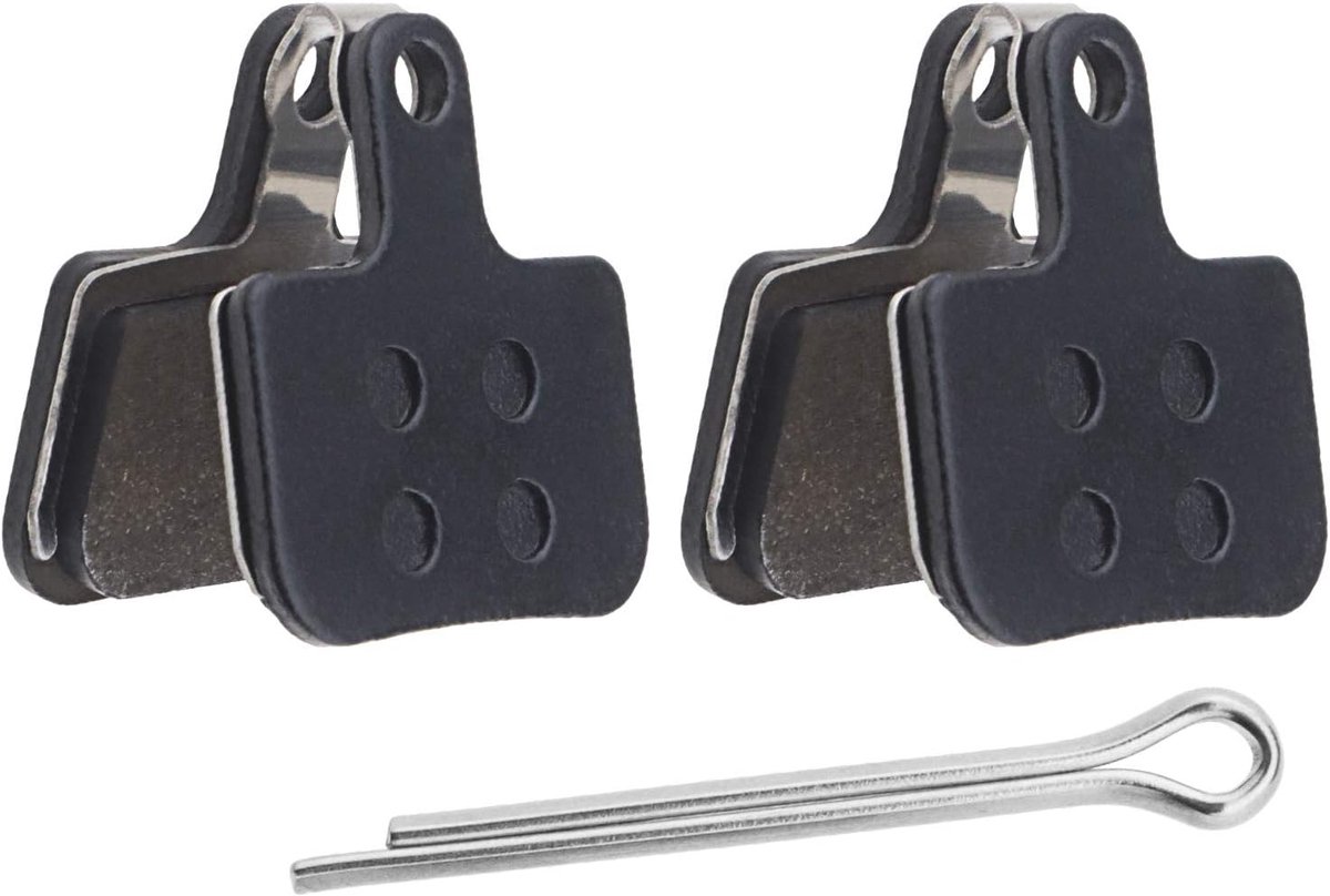 2 Paar Hars Semi Metallic Fiets Schijfrem Pads 4mm Dikte Met Veren & Beveiliging Clips Compatibel Met SRAM Niveau T Niveau TL