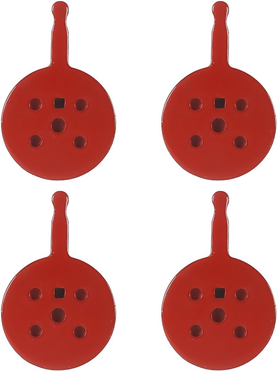 2 paar fietsschijfremblokken voor Avid BB5, fietsonderdelen, remblokken, rood