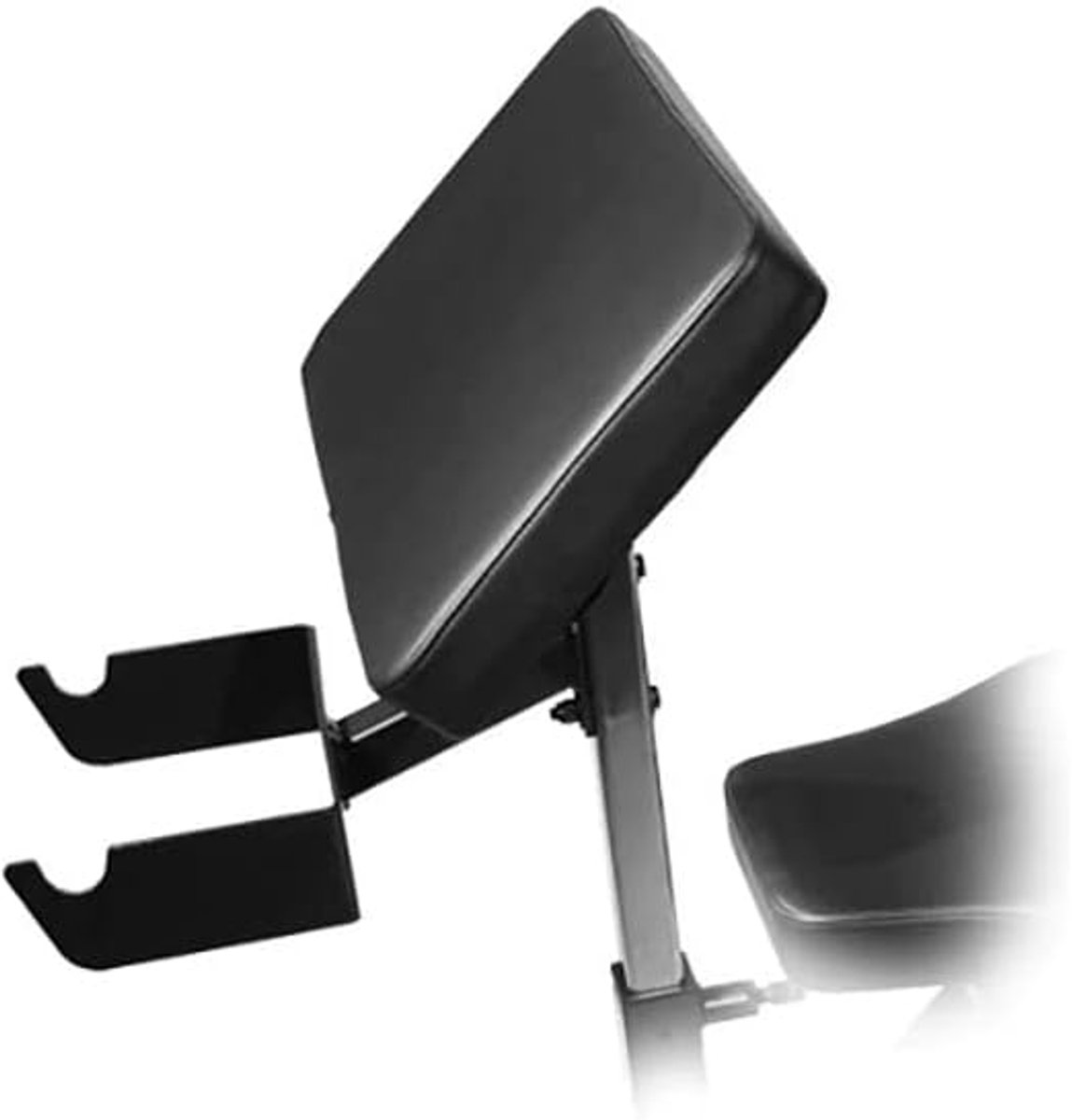 Preacher Curl Attachment - Matte Zwart - Spierisolatie - Ideaal voor Bicep Training - SnelShoppen
