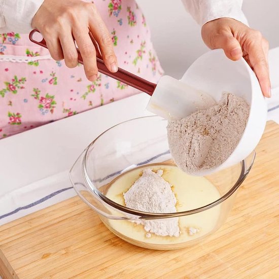 Spatels Rubberen spatels Hittebestendige siliconen spatels voor keuken Koken Mengen Frituren Verspreiden Bakken (10 inch) — afbeelding 3