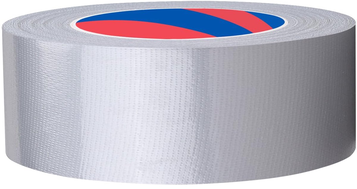 Extra sterk, 50 m x 10 cm, waterdichte reparatietape voor reparaties, doe-het-zelvers, handwerk, binnen en buiten, ducttape (zilver)