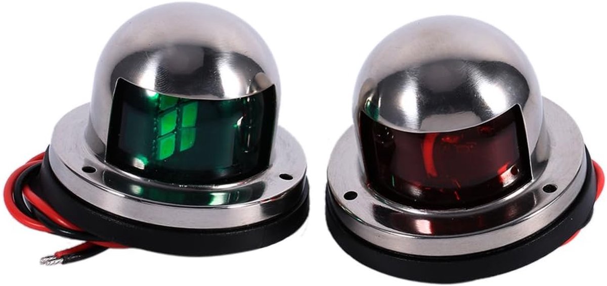 Navigatie Licht, 12V Rvs LED Marine Boot Jacht Rood Groen Boog Navigatie Licht voor Marine Boot Jacht Vissersboten