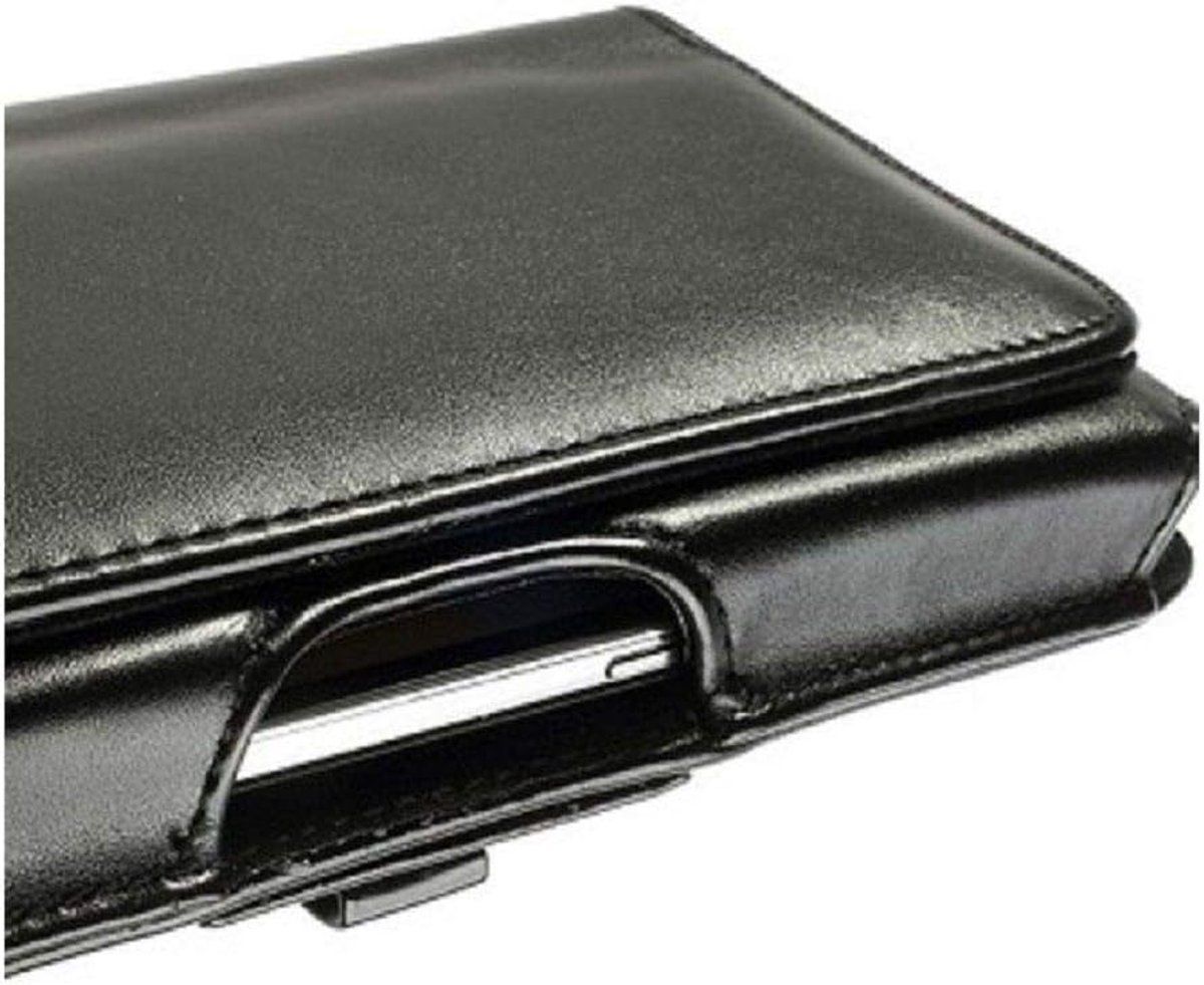 Cover Premium Executive Synthetisch Leer Horizontaal Ontwerp en Clip Metaal voor TECNO MOBILE BOOM J8 (2016) - Zwart
