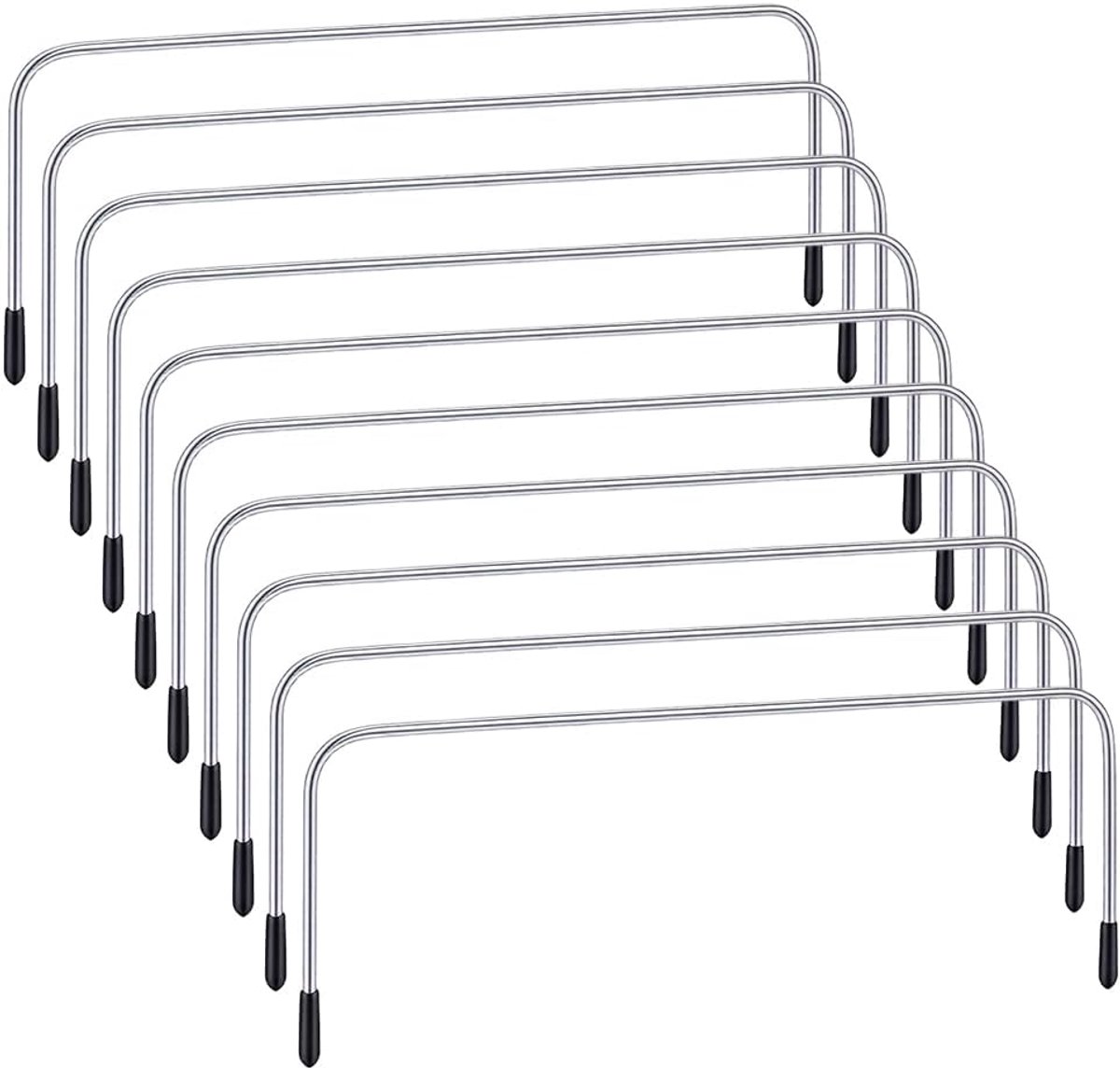 10 stuks metalen intern draadframe handtas portemonnee frame rechthoekig binnenvak frame hardware voor doe-het-zelf naaien en knutselen platina