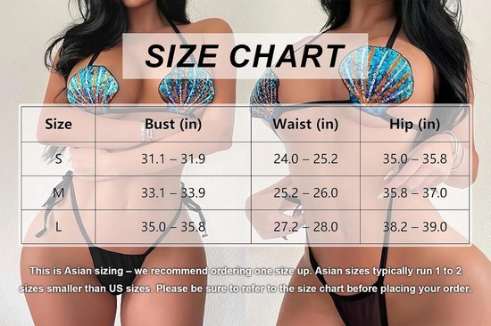 Glanzend Metalliic Badpak Voor Vrouwen Tweedelige Strappy Bikini Set Shell Vorm Extreme Micro Kleine Badmode met String — afbeelding 5
