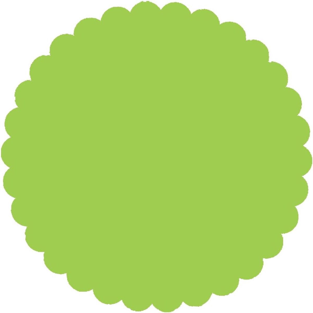 100 stuks. Velo VELI van Fata Tulle Organza Tondo VELETTI Bonbonnier Fai van Te Confetti Apple Groen