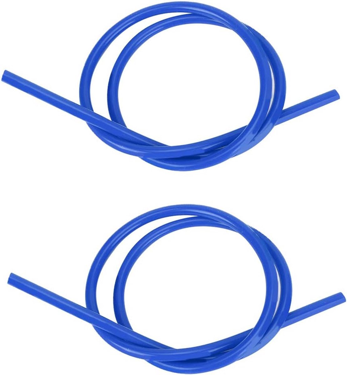 2-delige ontstekingskabel 8 mm siliconen siliciumcarbide-kern ontstekingskabel (1 m)(Blauw)