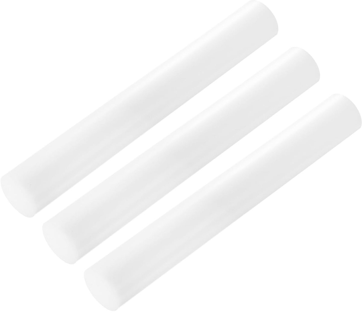 ABS kunststof stang ronde staaf 40 mm x 300 mm wit voor doe-het-zelf modelmateriaal, architectuurmodelbouw, doe-het-zelf zandtafel, verpakking van 3 stuks