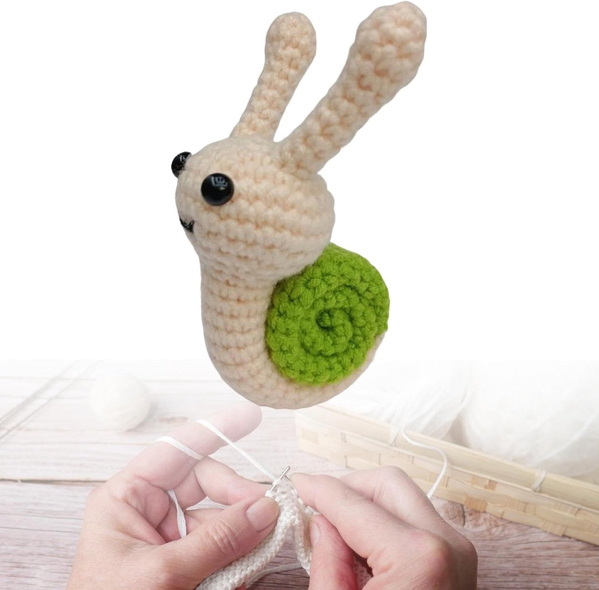 DIY knutselpakketten, handbrei- en haakpakketten, complete beginnerspakketten voor het maken van knuffels, alles-in-één haakpakket - compleet