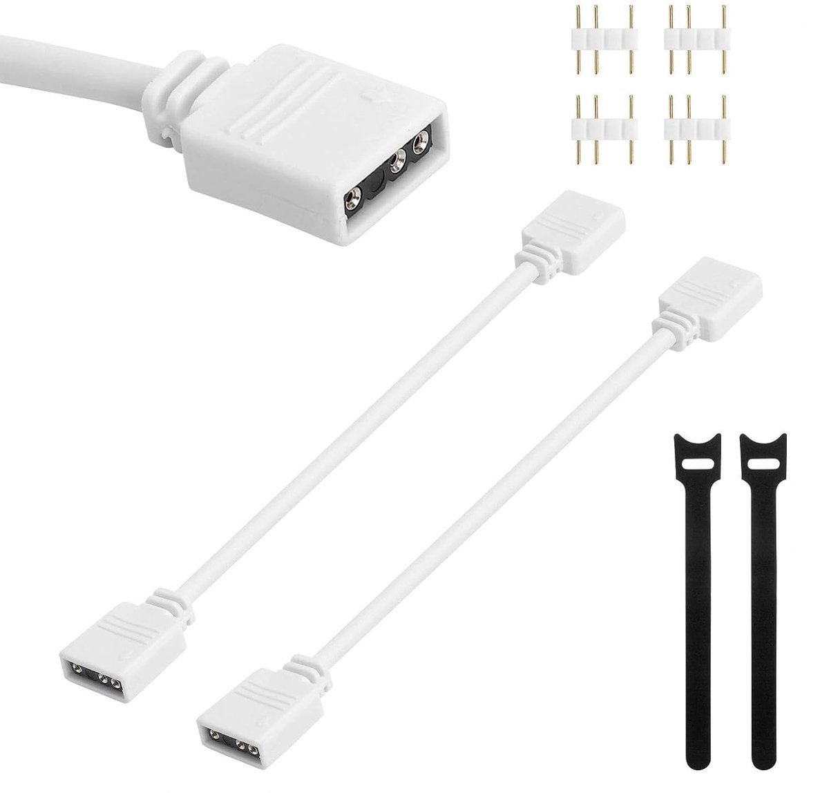 ARGB kabel verlenging 30cm - 3 pin connector - voor LED strips en ventilatoren - voor een nette installatie - ShopVlot