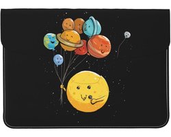 Laptop Sleeve Tas - Computer Beschermhoes - Laptop Beschermen - Waterdicht PU Leer - 13 inch - Wit