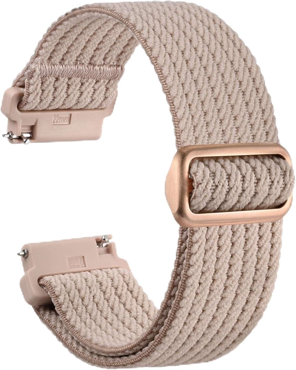 Horlogeband 18mm 20mm 22mm 24mm - geweven nylon - verstelbare sluiting - ideaal voor elke pols - SnelShoppen