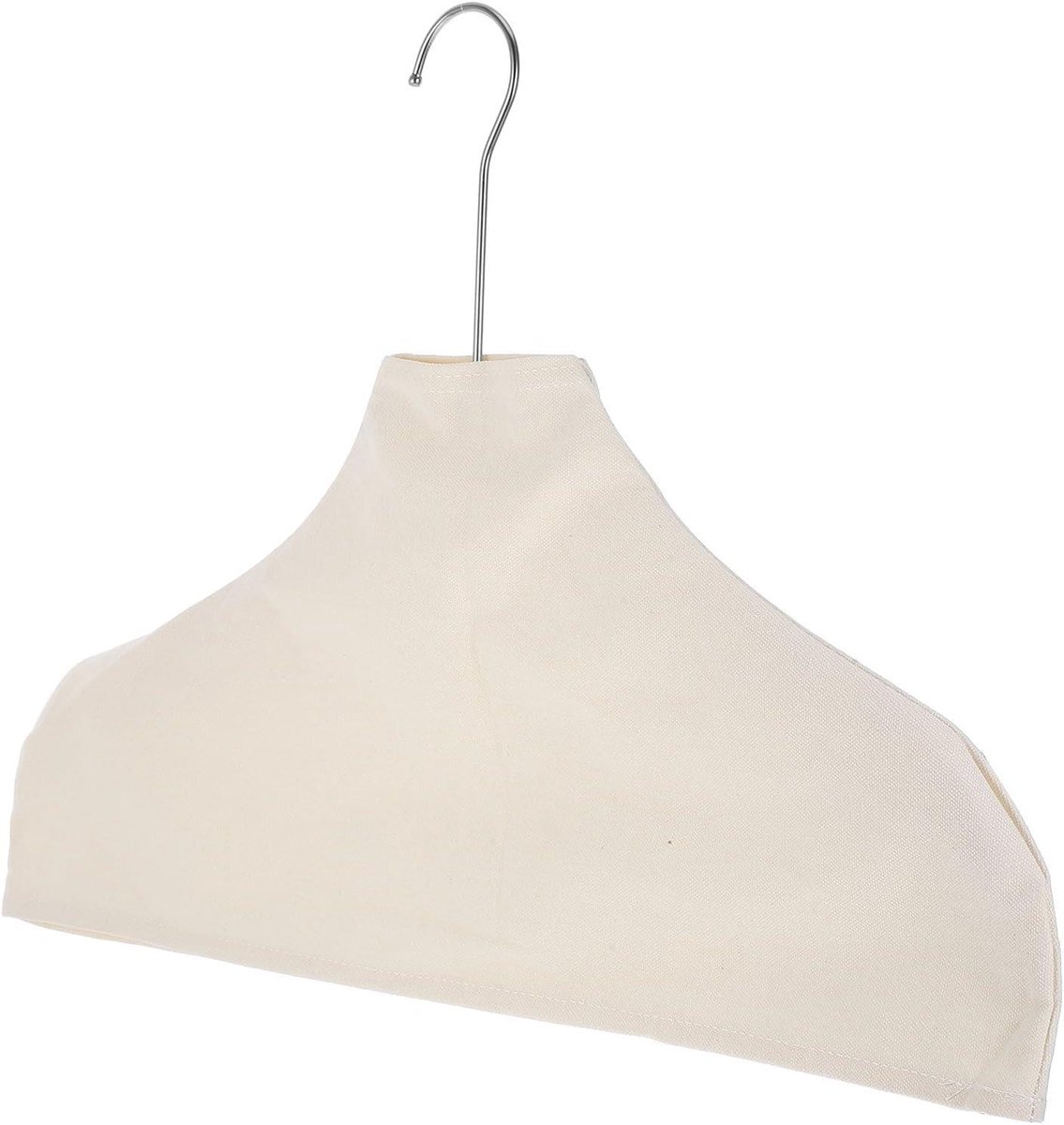 Hangerhoezen Stof - Beschermhoes Kledinghangers - Kleding Beschermen - Antislip Ontwerp - 44 x 21 cm - Beige