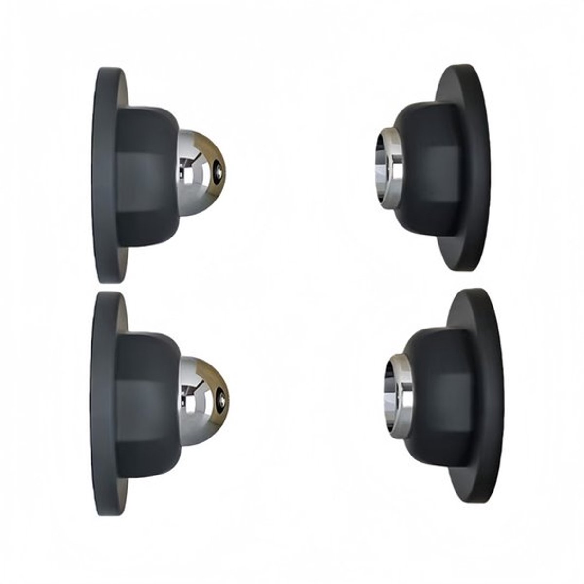 2 stuks-Deurstopper-Deurbuffer-Deurstoppers voor Binnen-Anti-botsingsdeurstopper- magnetische deurhouder- deurstopper voor wandmontage-zelfklevende deurstopper