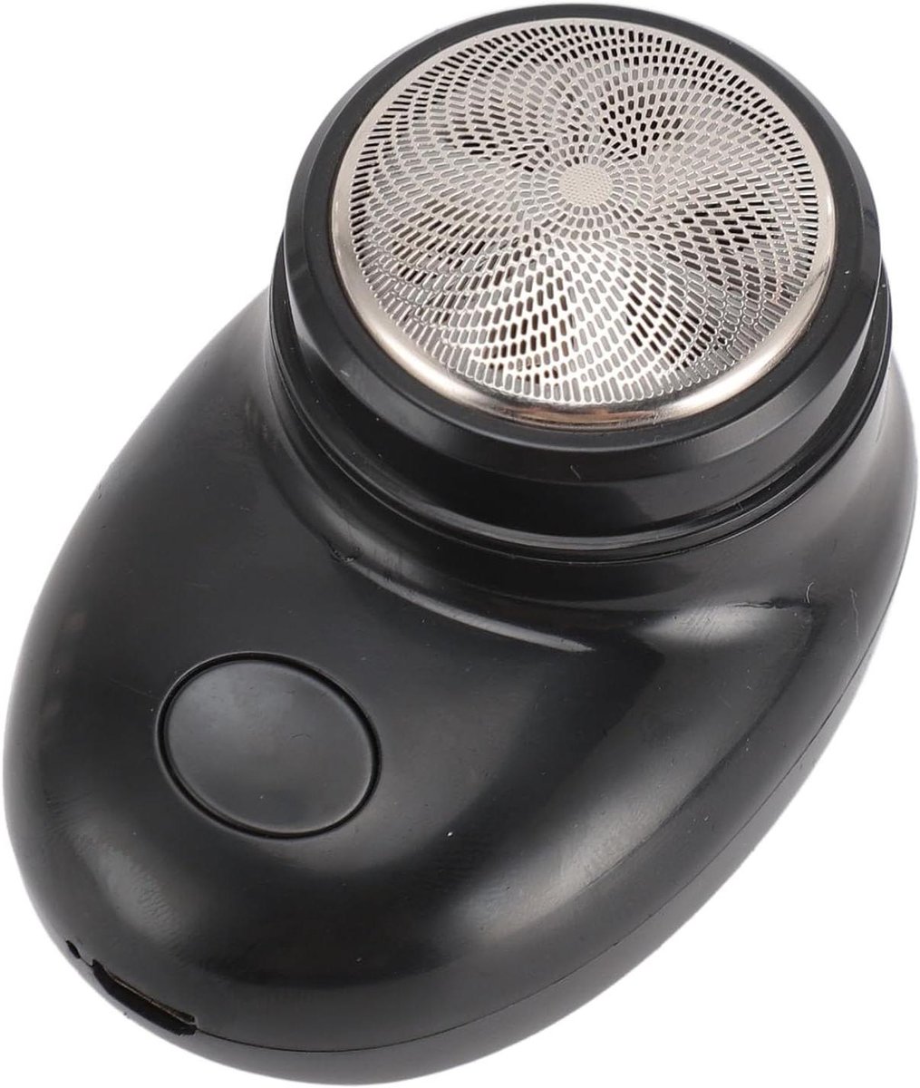Baardtrimmer Heren - Elektrische Trimmer - Gezichtsbeharing Verzorgen - Roestvrijstalen Snijblad - 67 x 48 mm - Mat Zwart