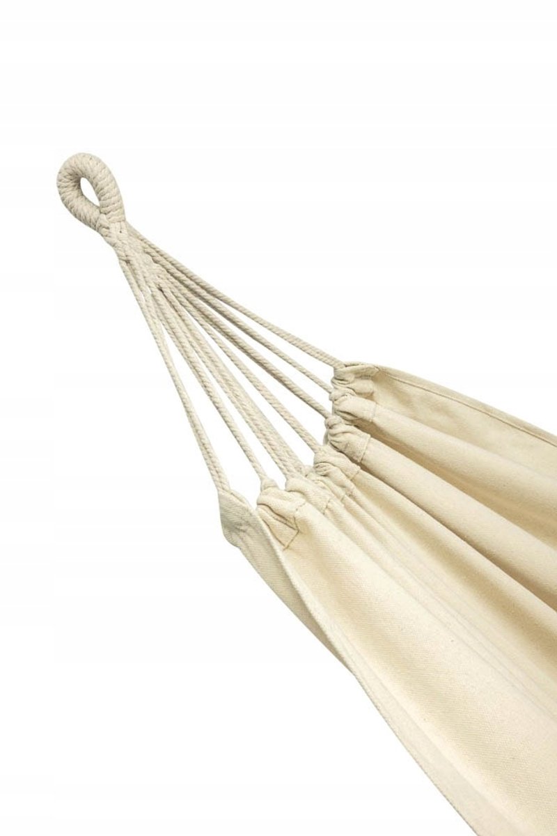 Boho Tuinhaam 200cm Ecru - Comfortabel en sterk tot 120kg