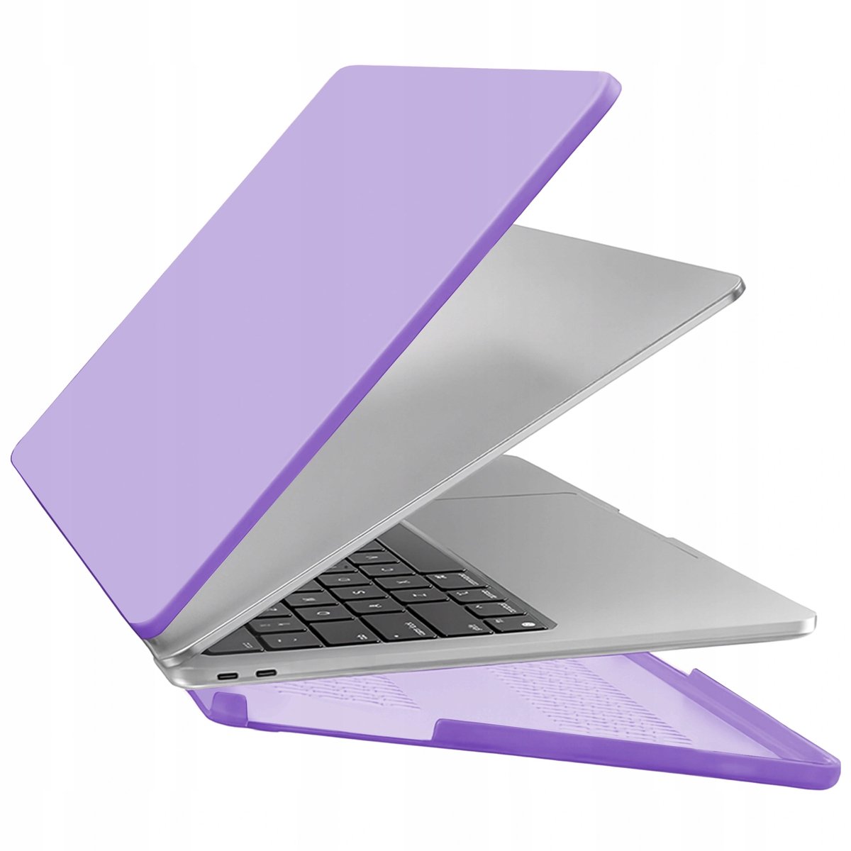 Alogy AirGuard™ Hoesje voor MacBook Air 13" (2018-2021) Mat Paars