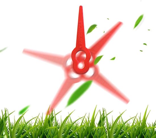 Plastic Grasmaaier Mesjes - Vervangende Mesjes - Tuin Onderhouden - Eenvoudige Installatie - 40 stuks - Rood — afbeelding 4