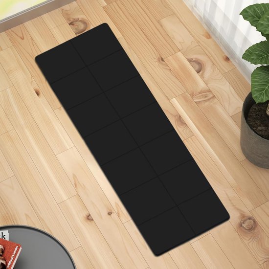 Opvouwbare Yogamat - Fitnessmat Outdoor - Thuis Sporten - Antislip Textuur - 06 cm dik - Zwart — afbeelding 2