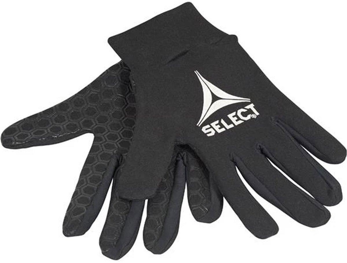 Select Player Spelershandschoenen Kinderen - Zwart | Maat: 6