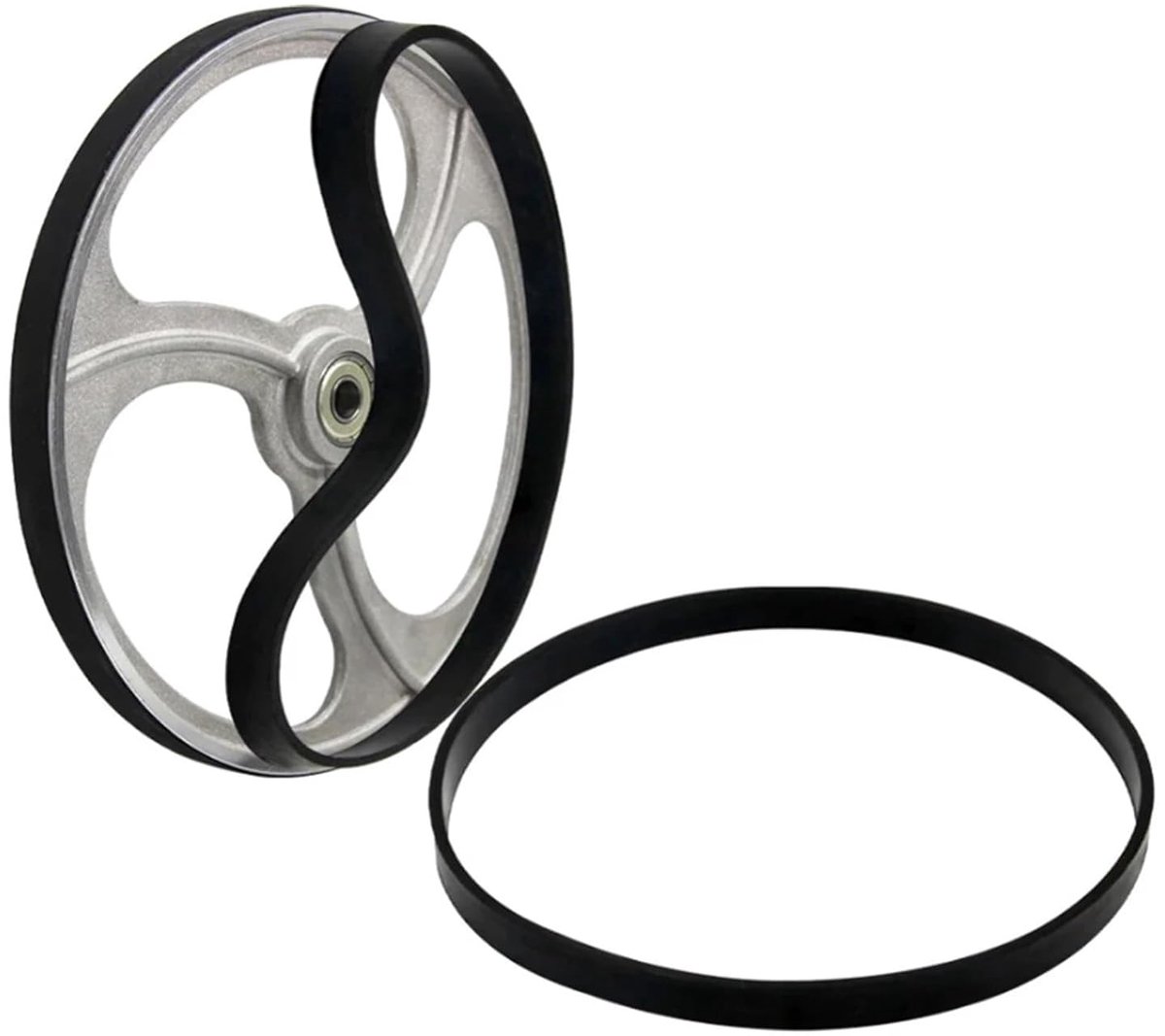 Rubber bandzaagband 12mm - 2 stuks - hoogwaardig rubber - betrouwbare prestaties voor houtbewerking - ShopVlot