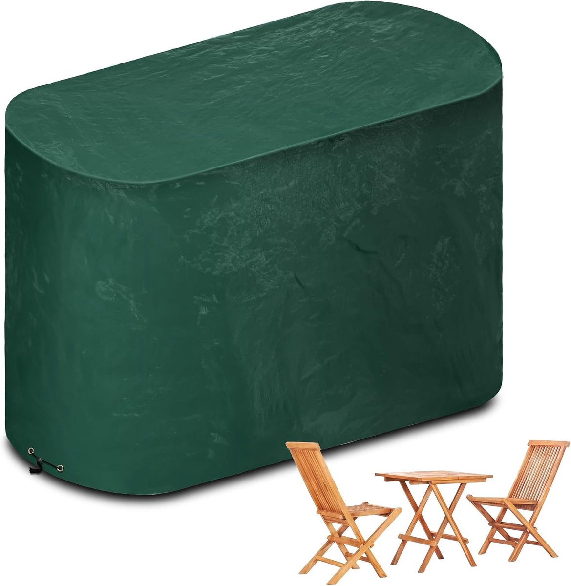 Balkonhoes 146 x 70 x 80 cm - Waterdicht - Winterbestendig - Bescherming voor tuinmeubelen - ShopVlot