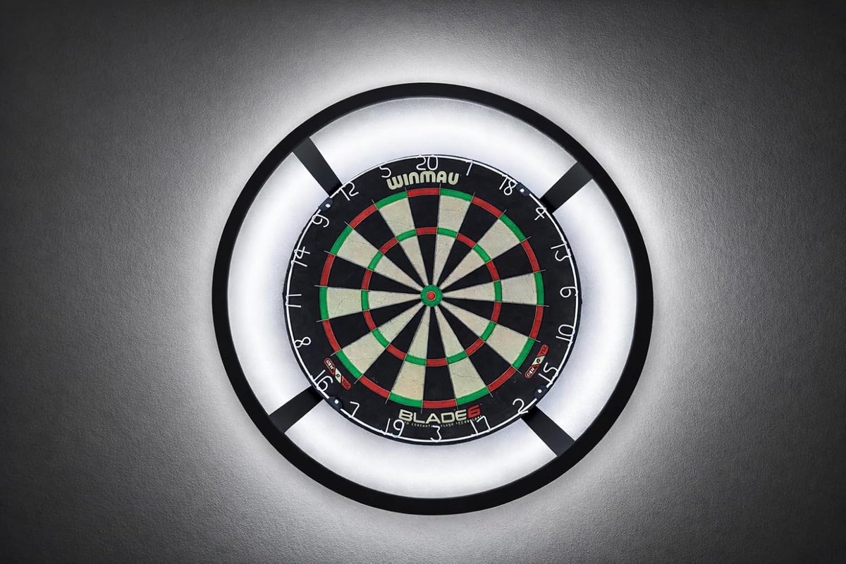 Dartbord verlichting ring 360° - Magnetische dart licht ring - Eenvoudige installatie - Optimale belichting - ShopVlot