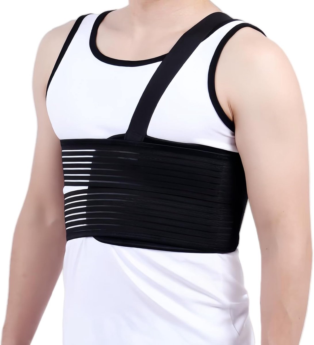 Ribbandage 80-115 cm - ademend materiaal - voor ribbreuk - comfortabel draaggevoel - ShopVlot