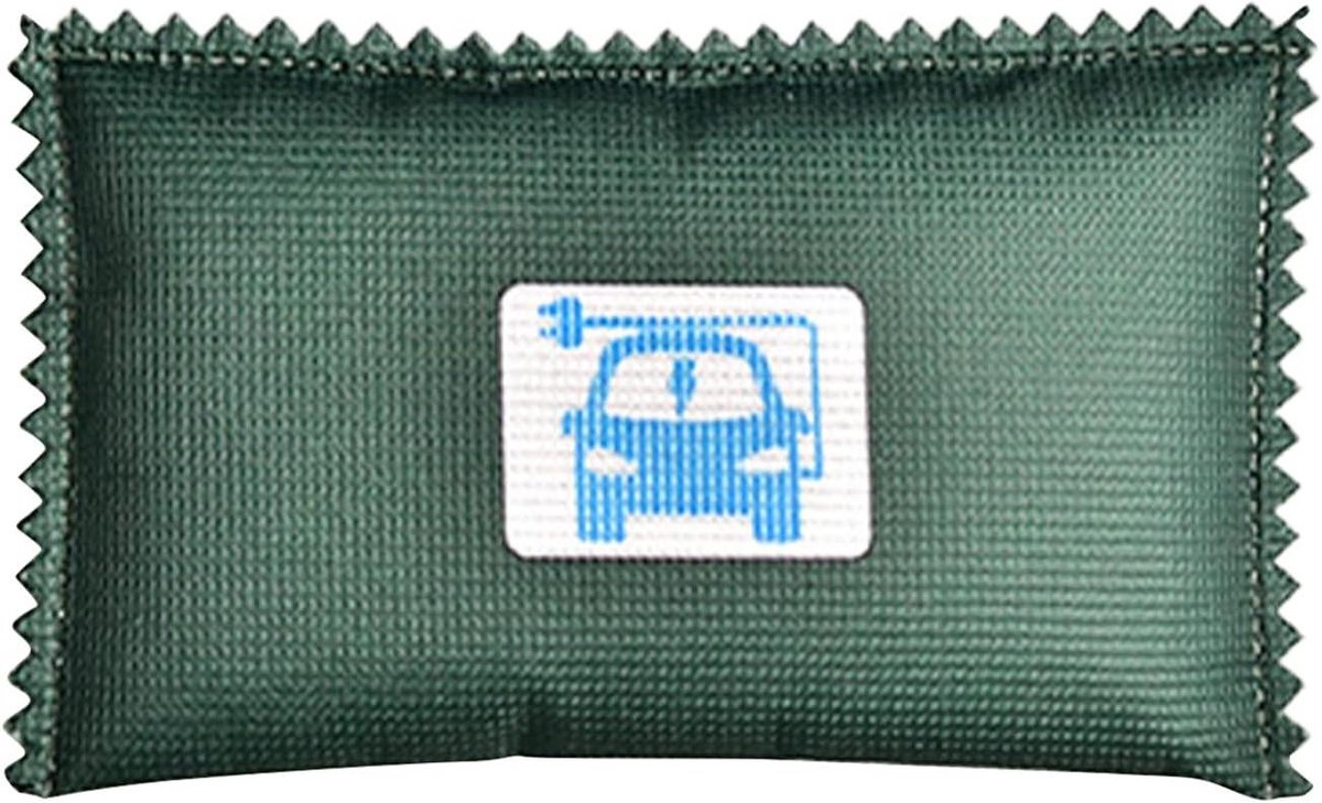 Auto Vochtabsorber - Luchtontvochtiger Auto - Voorkomen Condens - Kleurveranderende Silica - 13 x 8 cm - Grijs