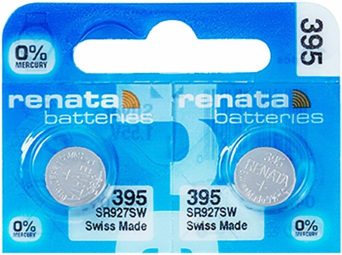 Watch batterij 395 SR927SW - blister verpakking - betrouwbare energie - geschikt voor horloges - SnelShoppen