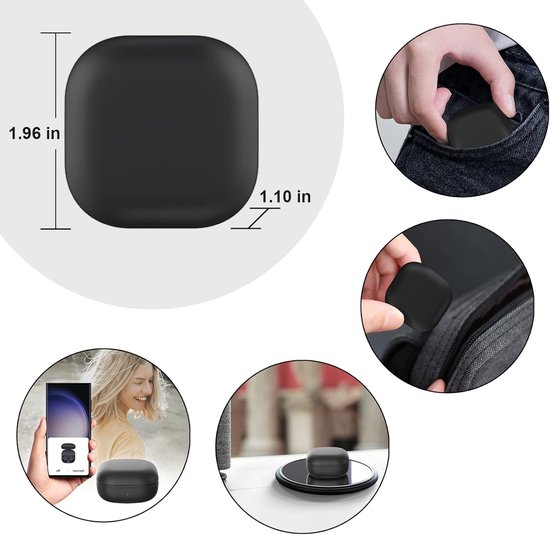 Oplaadcase Compatibel met Samsung Galaxy Buds 2 Pro - Oplaadhoes Vervangend, Ingebouwde 700 mAh Batterij, Ondersteuning van Bedrade en Draadloze Opladen, Alleen Oplader Geval — afbeelding 5