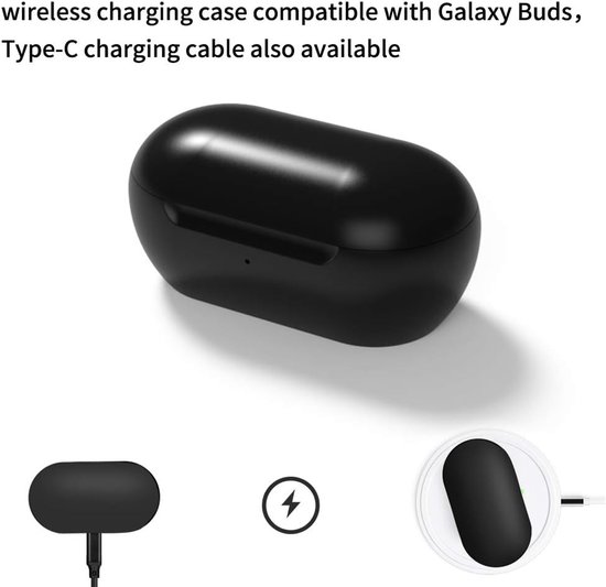Draadloze oplaadcase voor Samsung Galaxy Buds & Buds+ Plus, beschermende vervangende oplader case (alleen oplader) — afbeelding 3