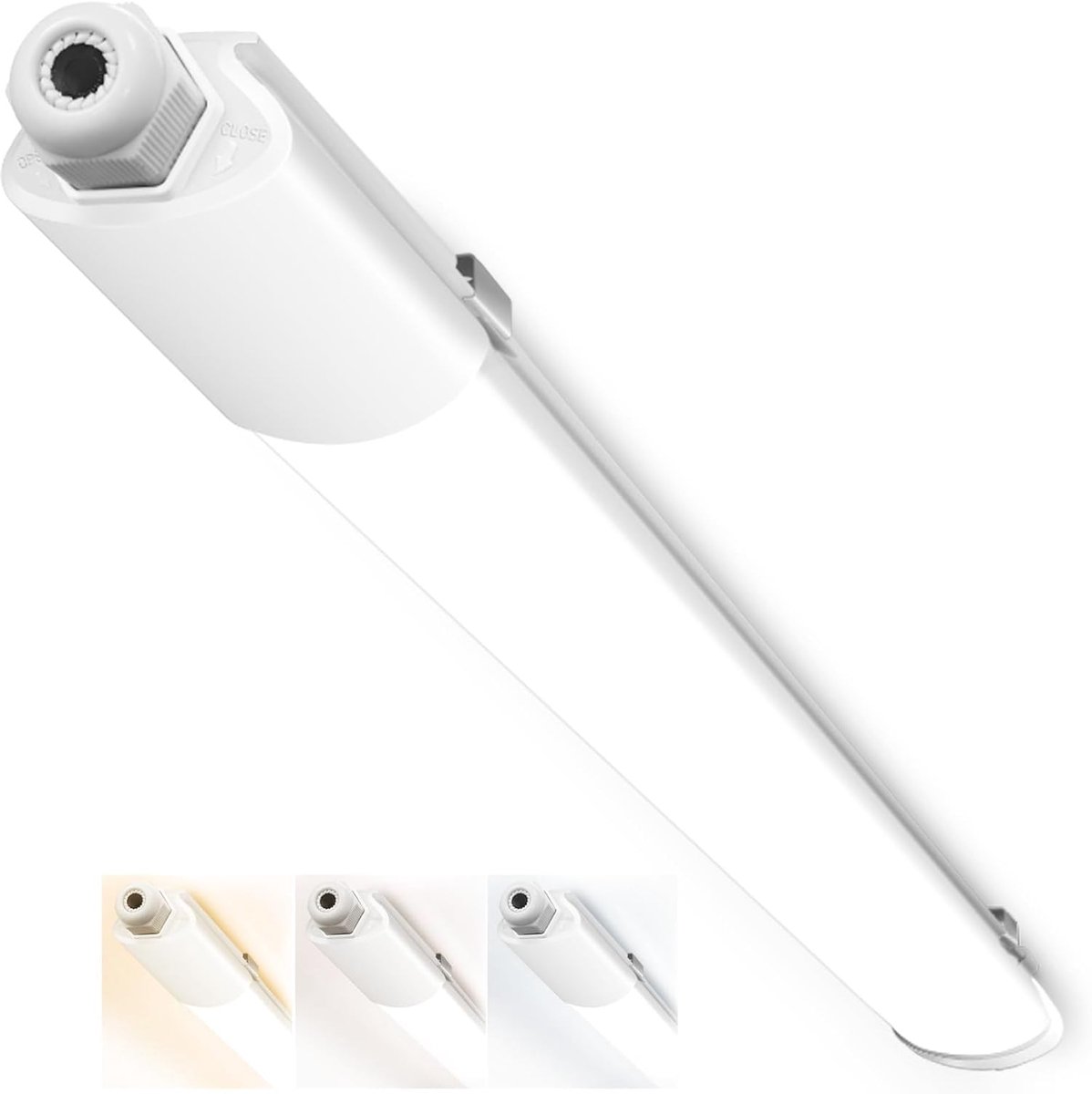 Lamp voor vochtige ruimtes LED buis 60CM plafondlamp
