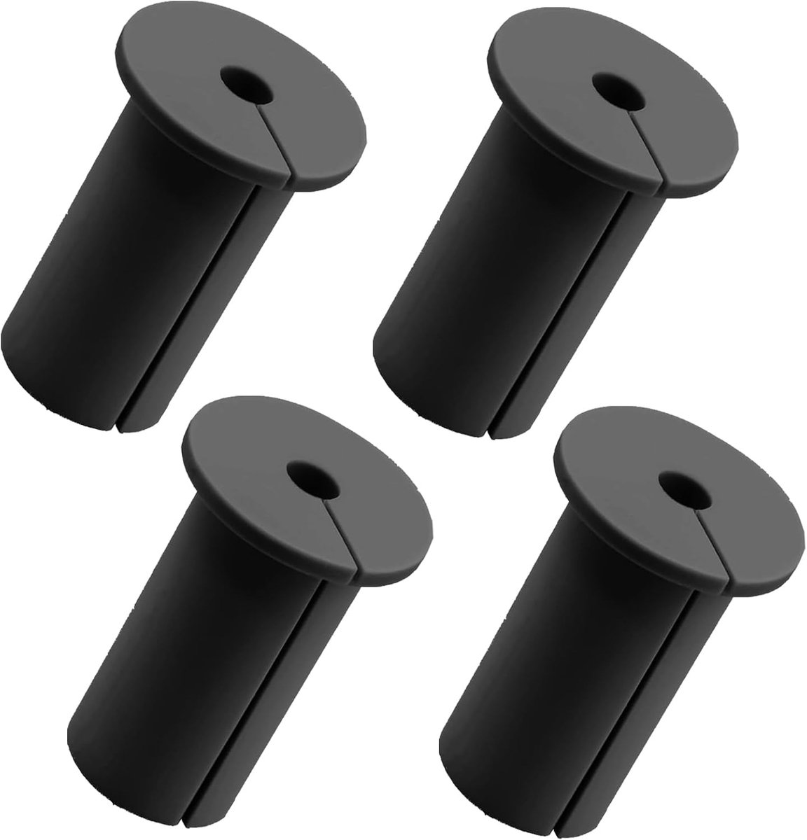 4 stuks wanddoorvoer voor Starlink kabelgeleidingsset, wanddoorvoer kabel, muurdoorvoer voor kabels voor 1-inch muurgat voor Starlink kabelrouter en Ethernet adapter (Zwart)