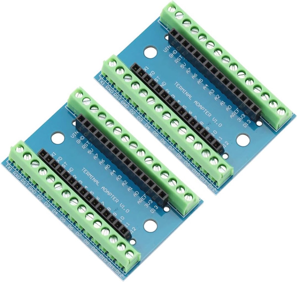 IO Shield V1.0 Eenvoudige uitbreidingskaart voor Nano versie 3.0 en oudere versies (Verpakking van 2)