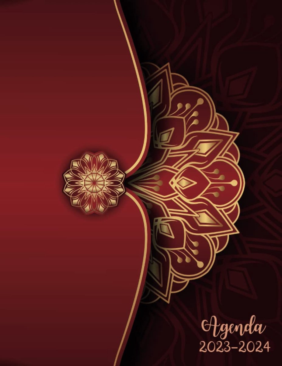 Agenda A4 2023 2024 - 2 Pagina's per Week - Mandala - Perfect voor planning en organisatie - ShopVlot