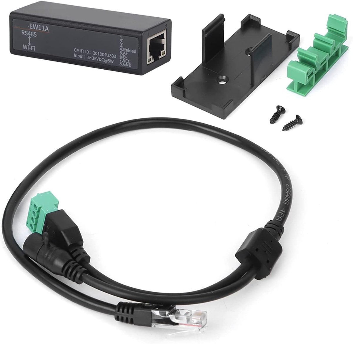 Seriële Server naar Wifi Module met RJ45 en Ingebouwde Antenne
