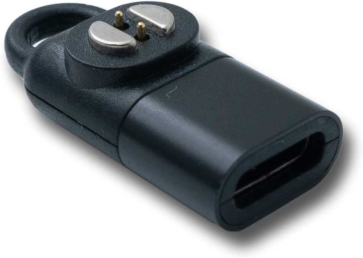 USB 3.1 Adapter voor Suunto Wing Bone Hoofdtelefoon - Zwart - Magnetisch ontwerp - Veilig en efficiënt opladen - ShopVlot