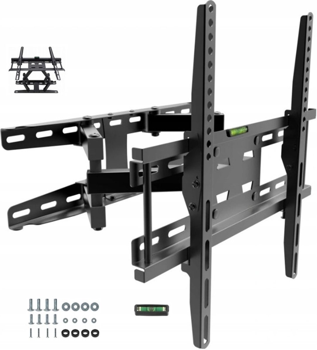 Draaibare TV Muurbeugel - Merkloos, 45kg, 75-400mm VESA