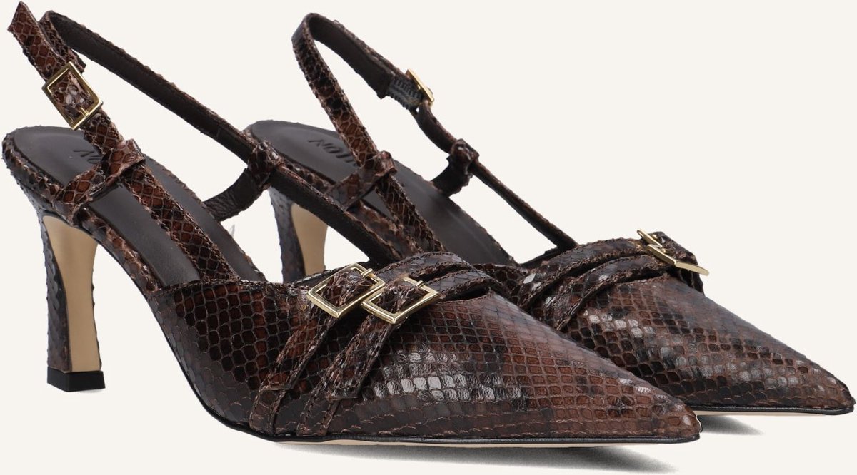 Notre-V 67212 Hakken Dames - Bruin - Maat 37