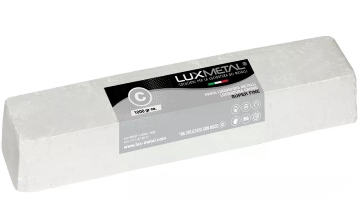 Polijstpasta S-Fijn 1 kg - voor aluminium, staal, koper, brons - verwijdert oxidatie en vlekken - uitstekende glans - ShopVlot