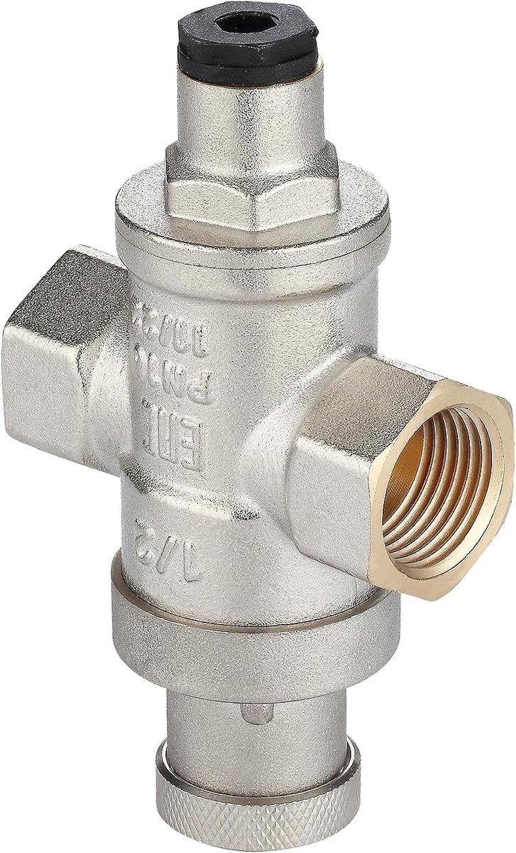 Drukregelaar 1/2 inch - PN16 - 1-6 bar instelbaar - Voor water en glycol - ShopVlot