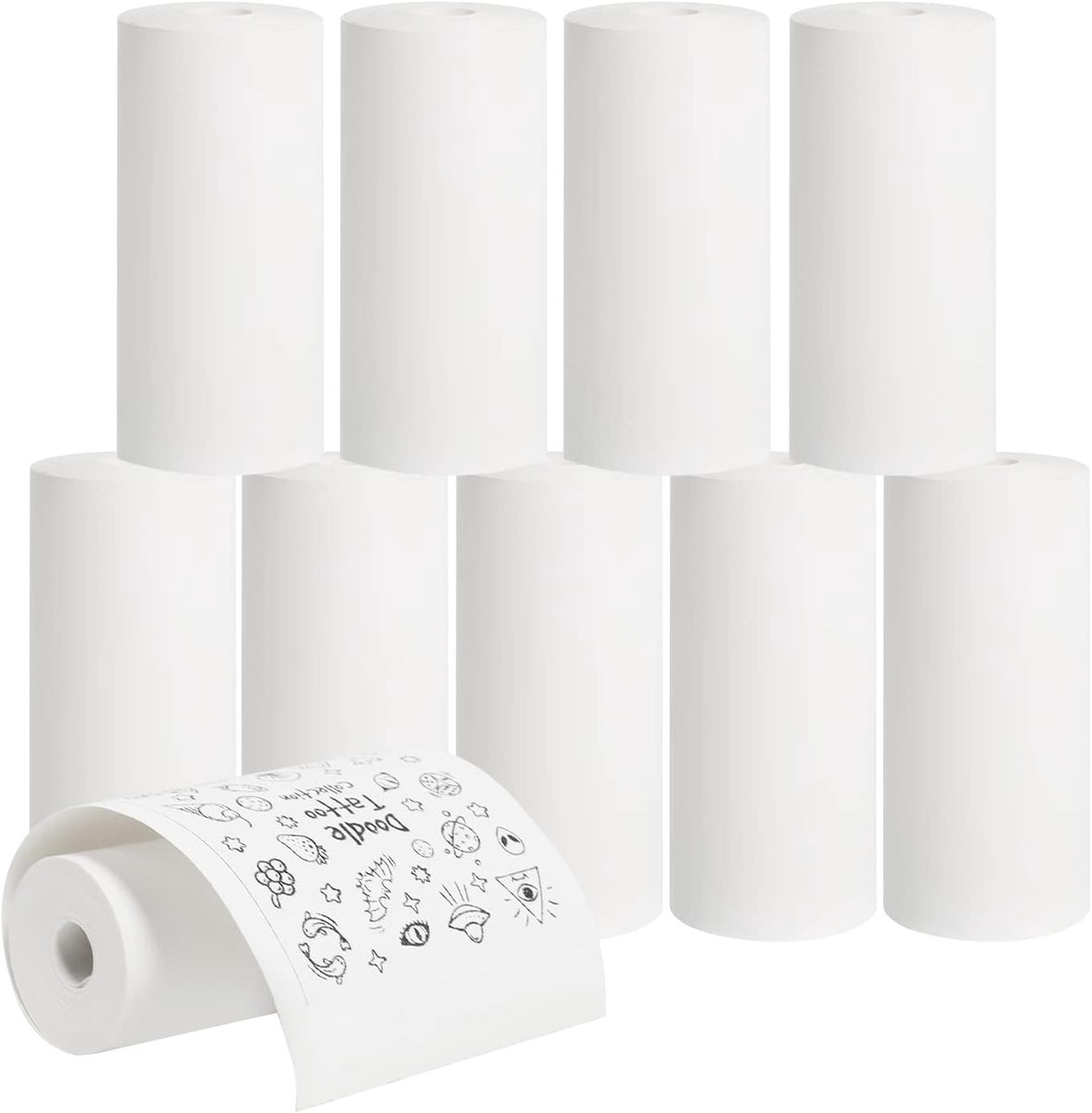 Thermisch papier 57 x 25 mm - kernloos - zwart-wit printen - geschikt voor kassasystemen - ShopVlot